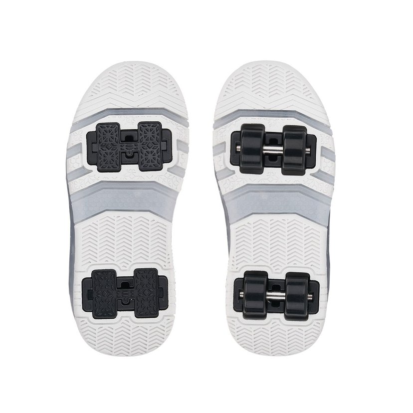 Siyah akıllı Bağcıklı Sokak Stili patenli Spor Ayakkabı - Görsel 3