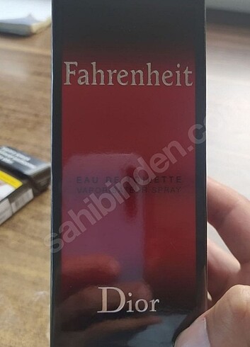 Orjinal Dior Fahrenheit 100 ml erkek parfümü 
