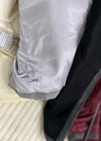 Gri Kaban, Kürk Yaka Detaylı - Görsel 6