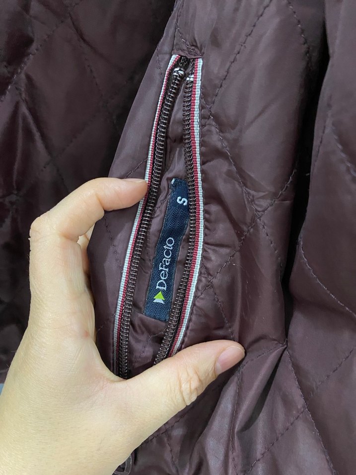 Fermuarlı Gri Erkek Mont - Görsel 5