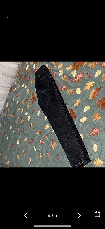 xs Beden gri Renk Zara mom jean
