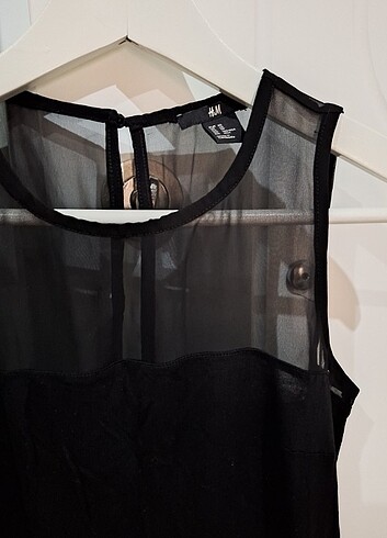 xs Beden siyah Renk H&M kolsuz üst