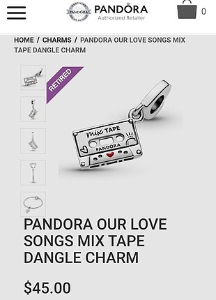 Pandora charm 