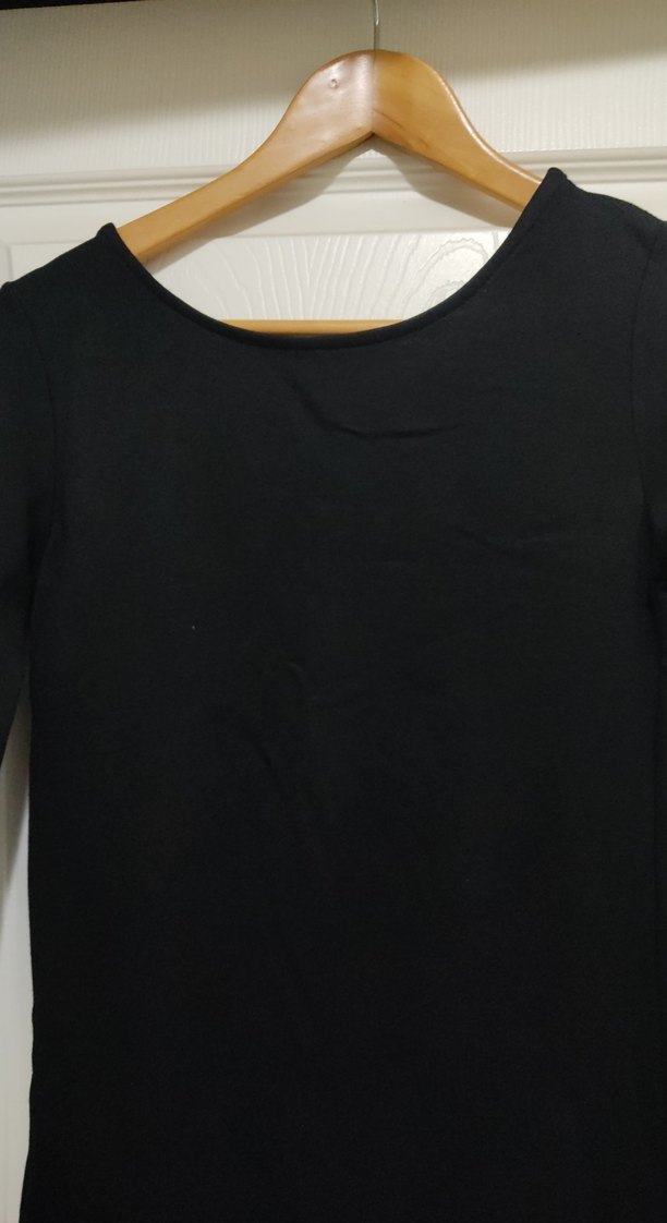 Siyah Midi Kadın Triko Elbise - Görsel 2