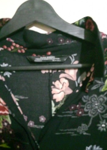 Zara Çiçek Desenli Uzun Bohem Elbise