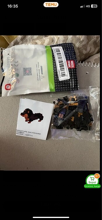  Beden Renk Sosis Köpek Lego Maket