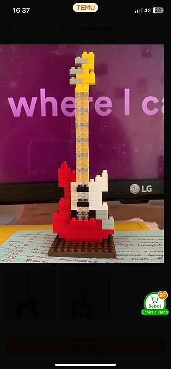 Diğer Elektro Gitar Mini Lego