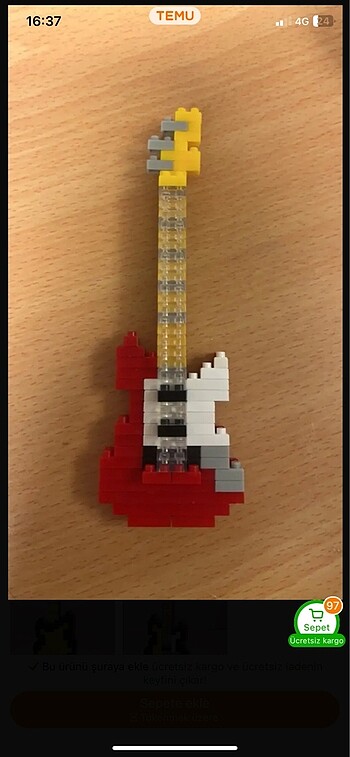 Beden Elektro Gitar Mini Lego