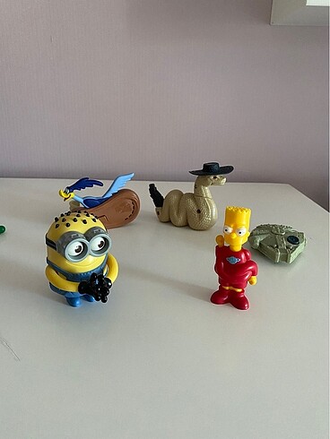  Minions, simpsons, star wars figür oyuncaklar