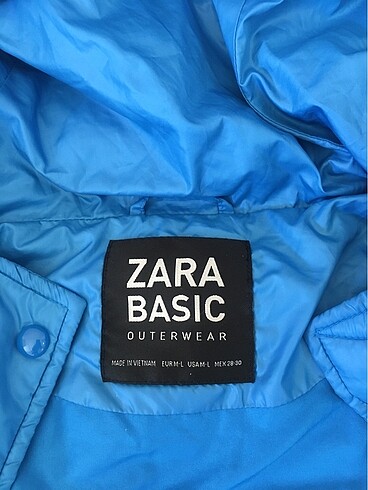 Zara Zara owersize mavi mont