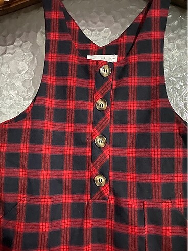 9 Yaş Beden kırmızı Renk Zara kids elbise
