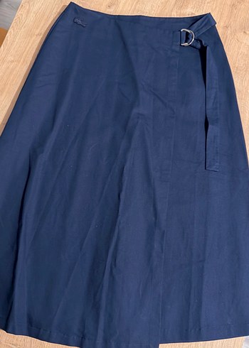 Lacoste Koyu Lacivert A Kesim Midi Etek