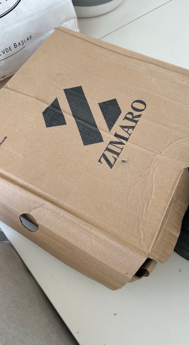 Siyah Erkek Sokak Stili Botlar Velcro - Görsel 3