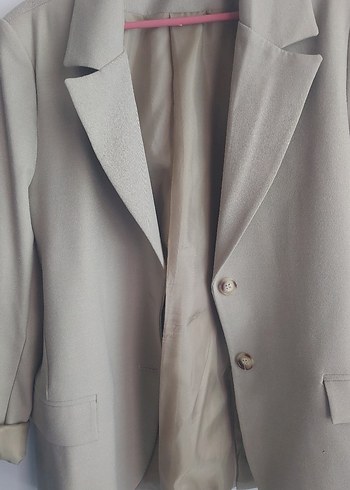36 Beden Bej haki arası bir renk Blazer Ceket TRENDYOLMILLA