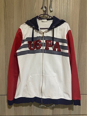 USPA Orijinal Fermuarlı Sweat