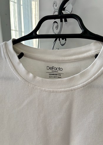 Defacto Erkek Beyaz Kısa Kollu Basic Tişört