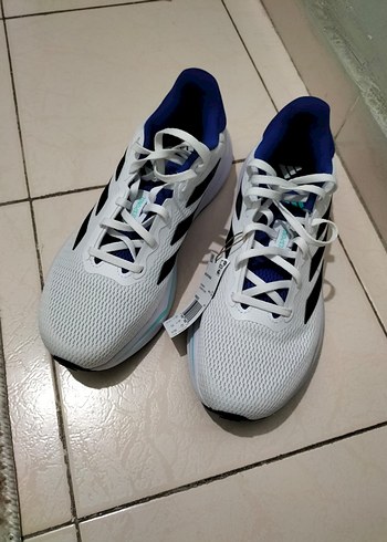Adidas Beyaz Erkek Spor Ayakkabı, Bağcıklı