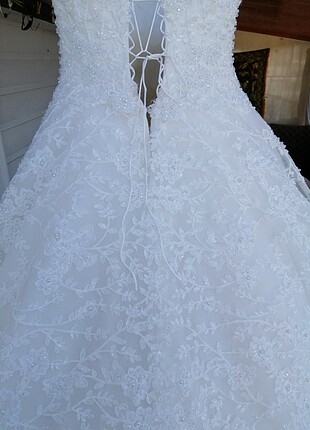 Acil ihtiyaçtan dolayı satılık gelinlik - Görsel 7