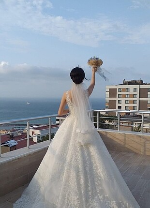 Acil ihtiyaçtan dolayı satılık gelinlik - Görsel 10