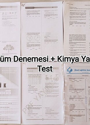 Tyt-Ayt Bolum denemeleri