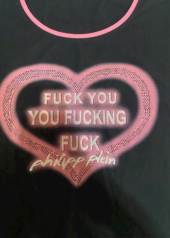 Philipp Plein Pembe Rock Punk Mini Tişört