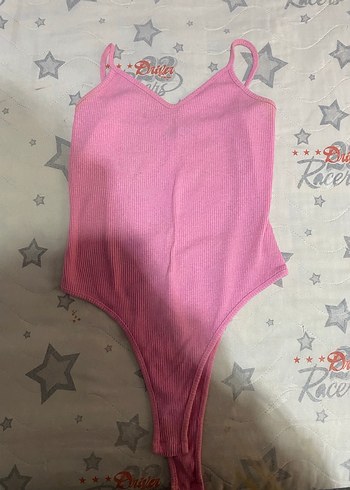 Pembe V Yaka Askılı Body