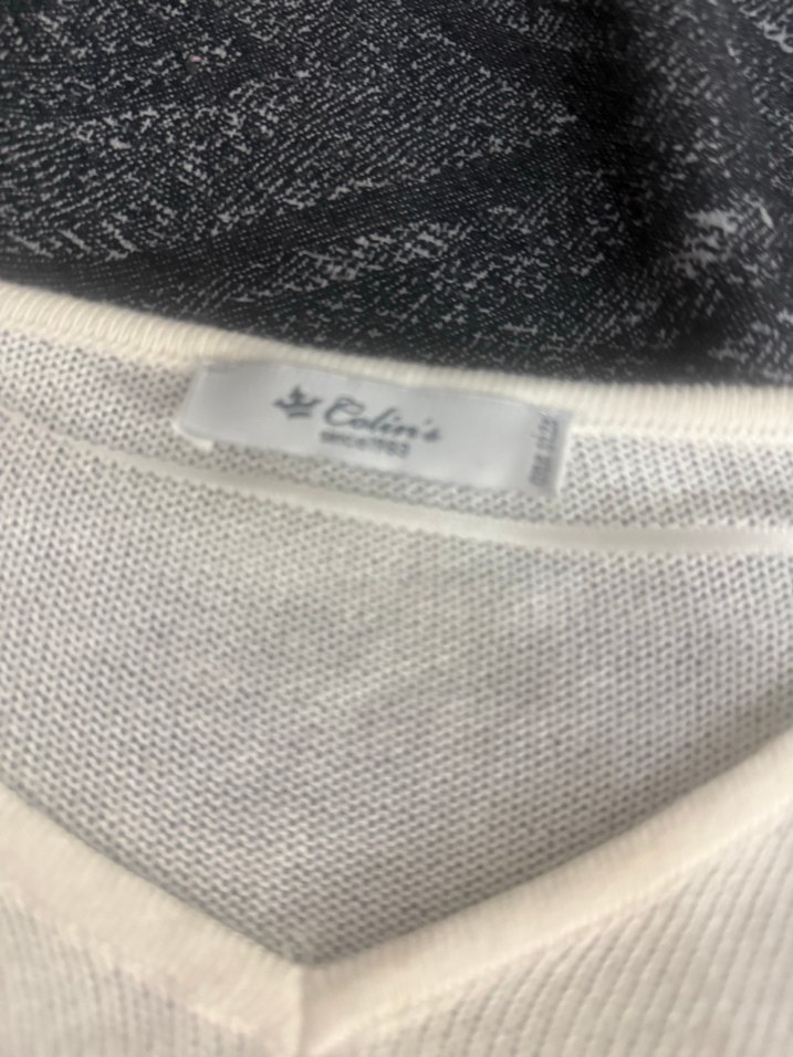 Dantel Detaylı Beyaz Bohem Örme Bluz - Görsel 3