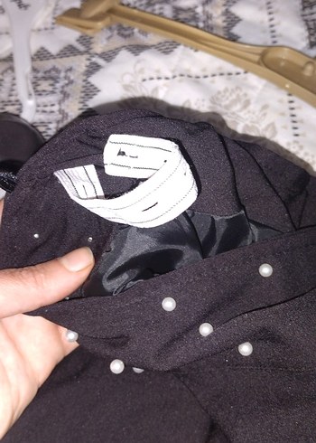 diğer Beden Siyah Fırfırlı Mini Gotik Etek