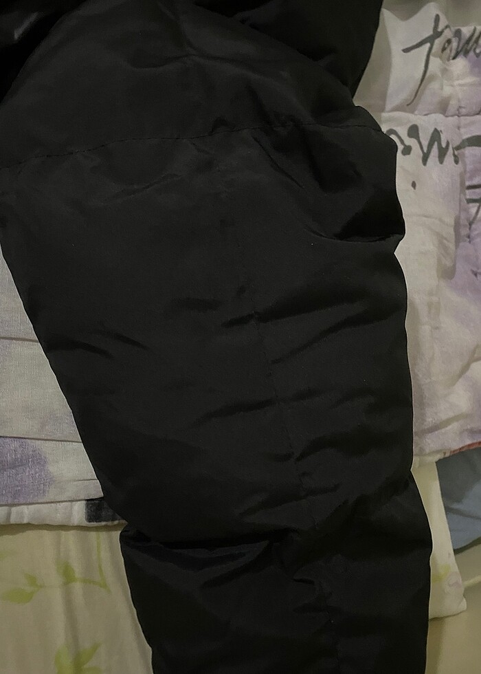 KADIN SİYAH ŞİŞME MONT - Görsel 2