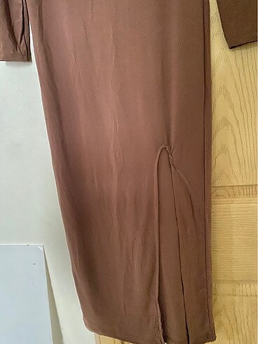 YIRTMAÇŞI UZUN KOLLU ELBİSE - Görsel 2