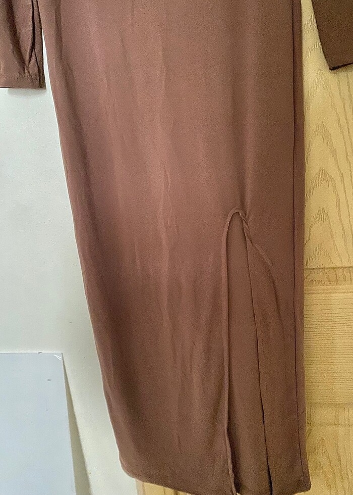 YIRTMAÇŞI UZUN KOLLU ELBİSE - Görsel 2