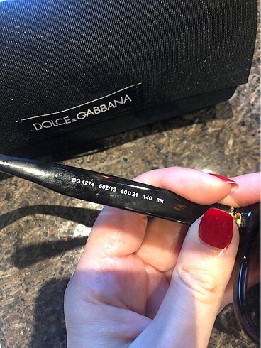  Beden kahverengi Renk Dolce Gabbana kadın güneşgözlüğü ORJİNAL