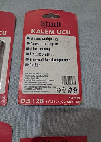  Beden 0.5 Kalem Ucu
