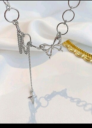 Sheinside shein kelebek choker kolye