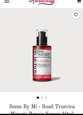  Beden Renk Some By Mi Snail Truecica Miracle Repair Serum