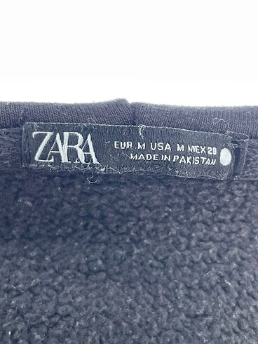 m Beden siyah Renk Zara Sweatshirt %70 İndirimli.
