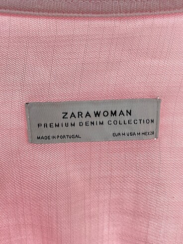 m Beden pembe Renk Zara Gömlek %70 İndirimli.