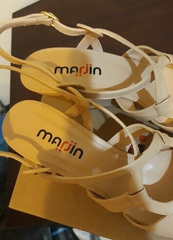 Marjin Marjin marka bej renk ayakkabı
