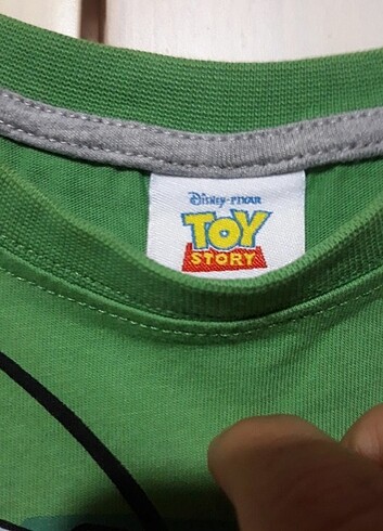 4 Yaş Beden yeşil Renk Disney Toy Story yeşil çocuk tişört 