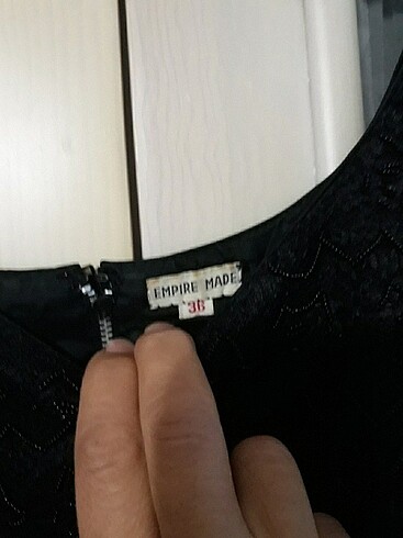 Siyah gece elbisesi - Görsel 5