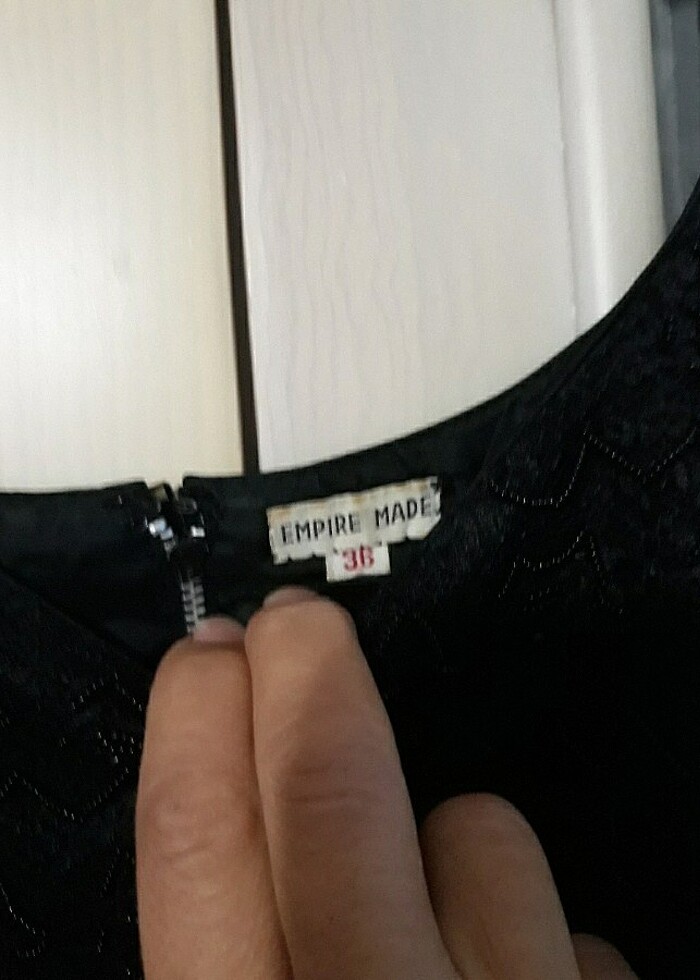 Siyah gece elbisesi - Görsel 5