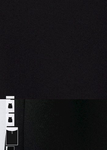 Siyah Kız Çocuk Kürklü Kolsuz bluz - Görsel 3