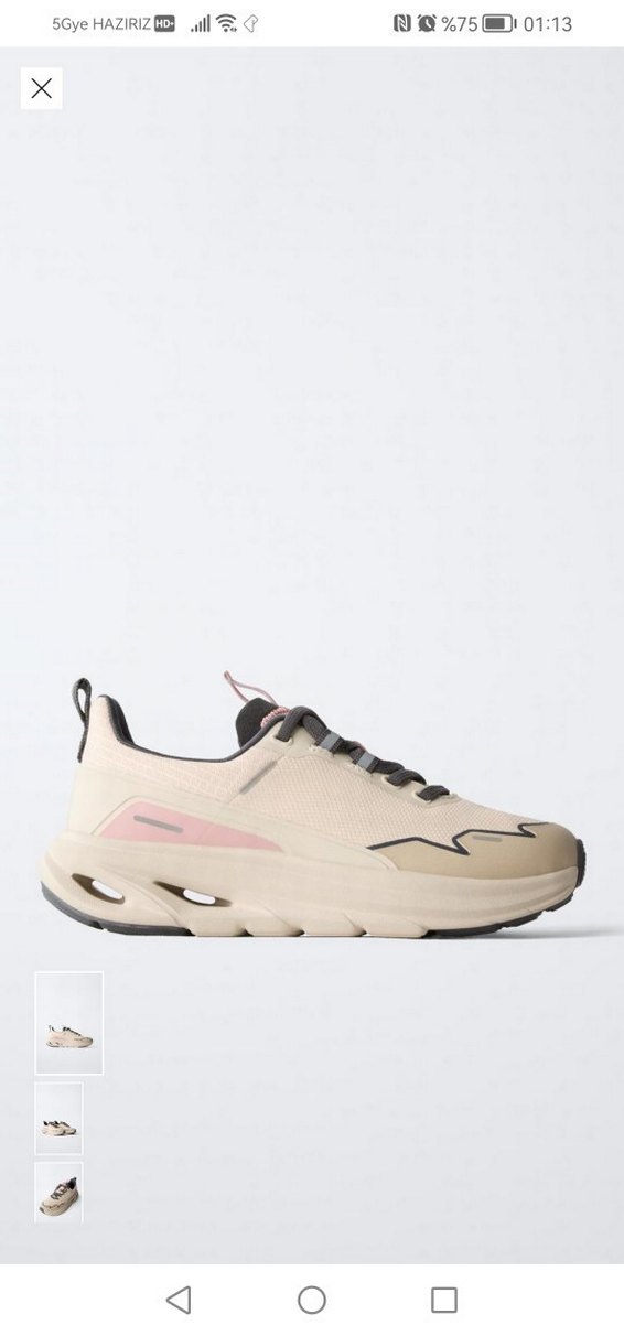 Bej  Spor Ayakkabı - Görsel 3