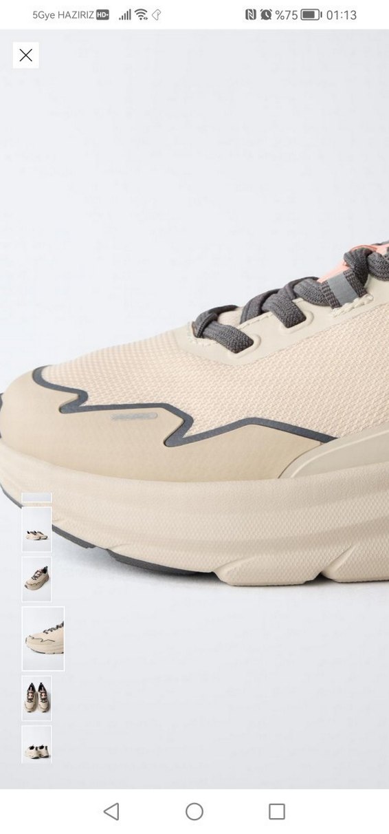 Bej  Spor Ayakkabı - Görsel 2