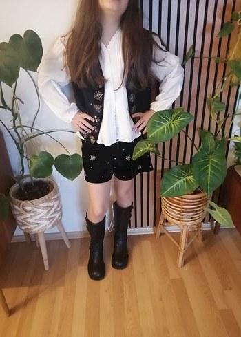 Beyaz romantik gömlek 12 13yaş - Görsel 7