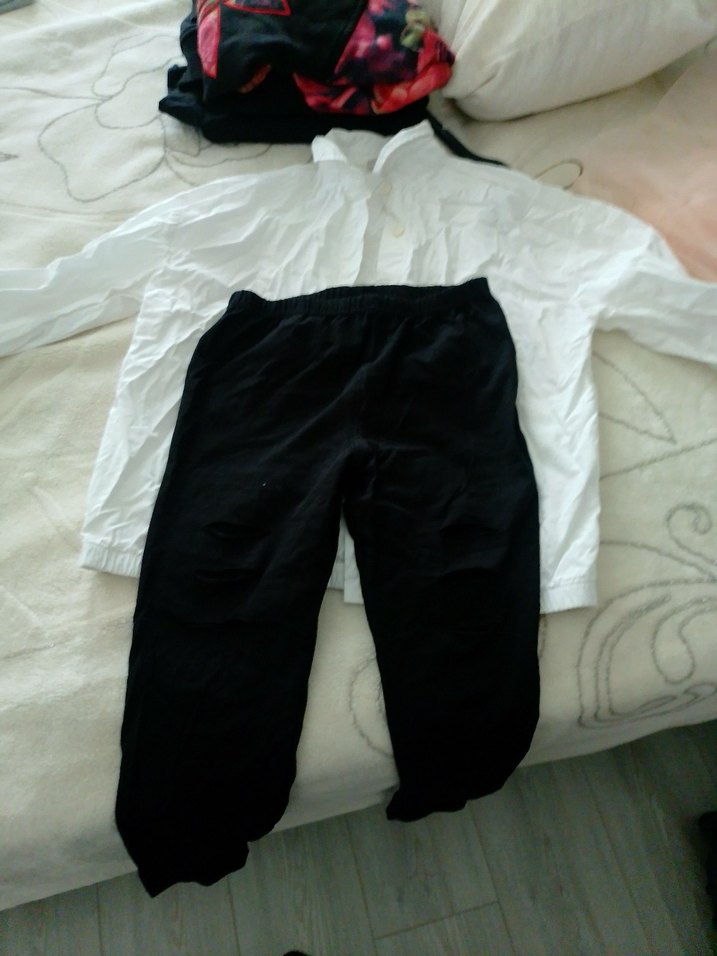 kız çocuk gömlek ve tayt - Görsel 2