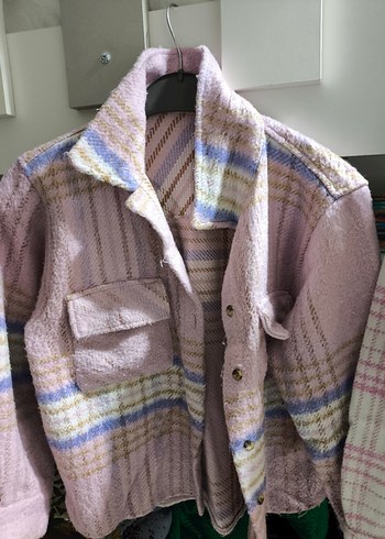 Düğmeli Pastel Pembe Pamuklu cocuk Gömlek - Görsel 5