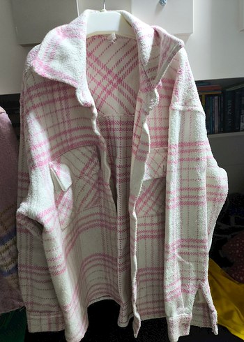 Düğmeli Pastel Pembe Pamuklu cocuk Gömlek - Görsel 4