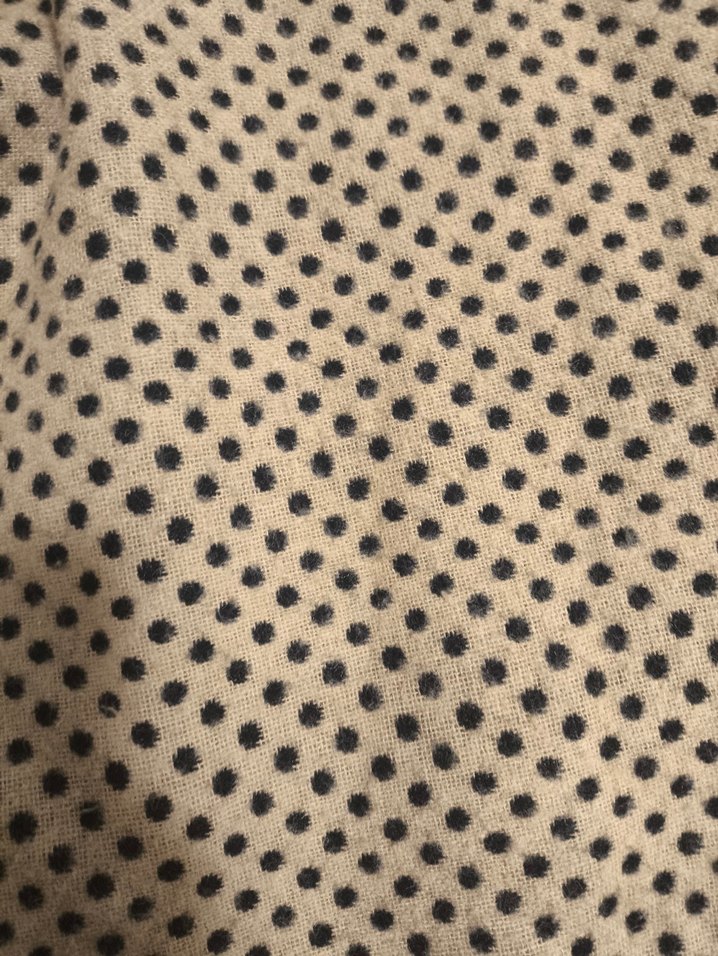 Kahverengi Puantiyeli Düğmeli kadın  Kabanı - Görsel 5