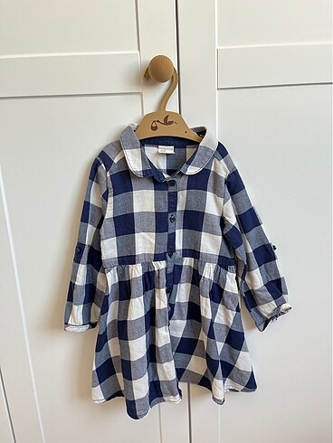 H&M bebek kareli elbise